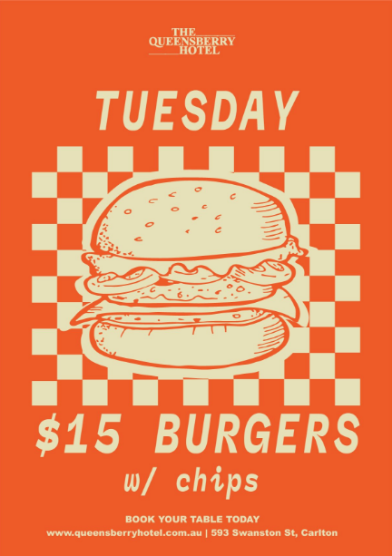 Tuesday | $20 Burgers & Chips